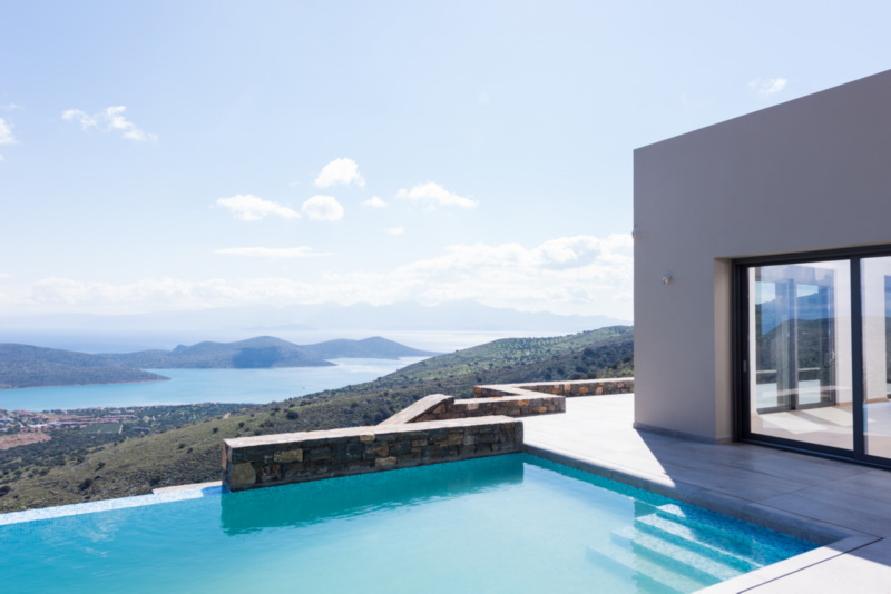 CONTEMPORARY VILLA WITH PANORAMIC VIEWS NEAR PLAKA, ELOUNDA FOR SALE