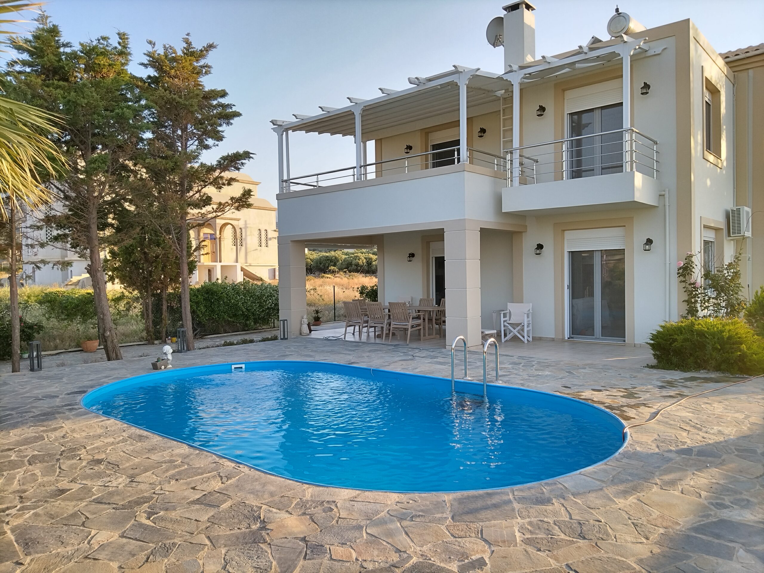 MODERN VILLA BY THE BEACH FOR SALE IN MILATOS Crete Homes Crete Property Real Estate