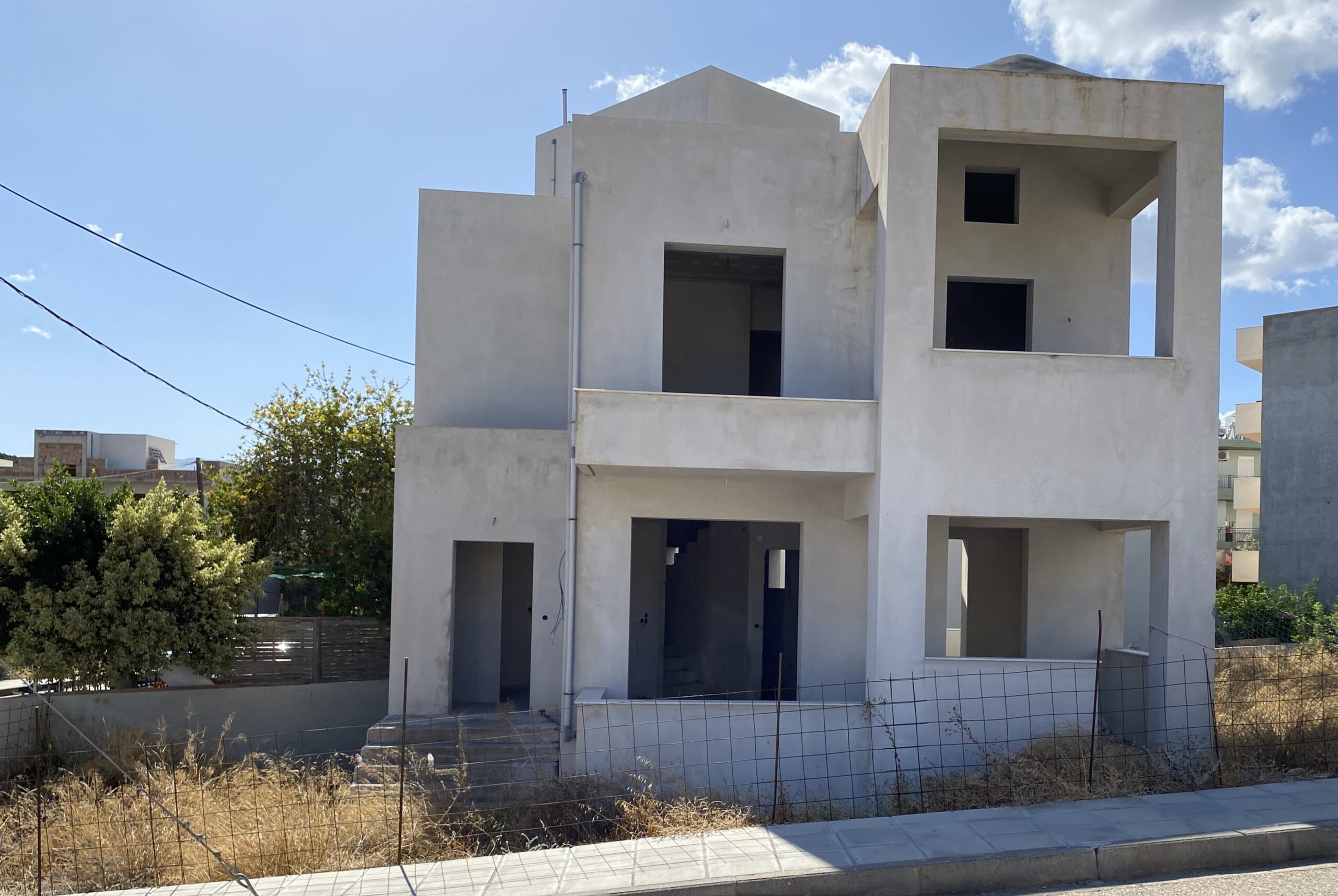LOVELY UNFINISHED FOR SALE IN AGIOS NIKOLAOS, CRETE Crete Homes Crete Property