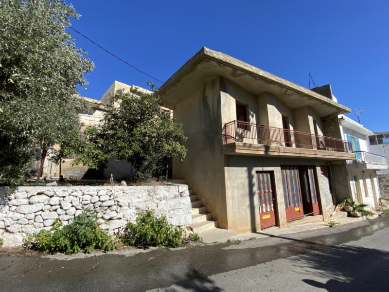 UNFINISHED VILLAGE HOUSE IN GREAT LOCATION FOR SALE IN KRITSA, CRETE Crete Homes Crete