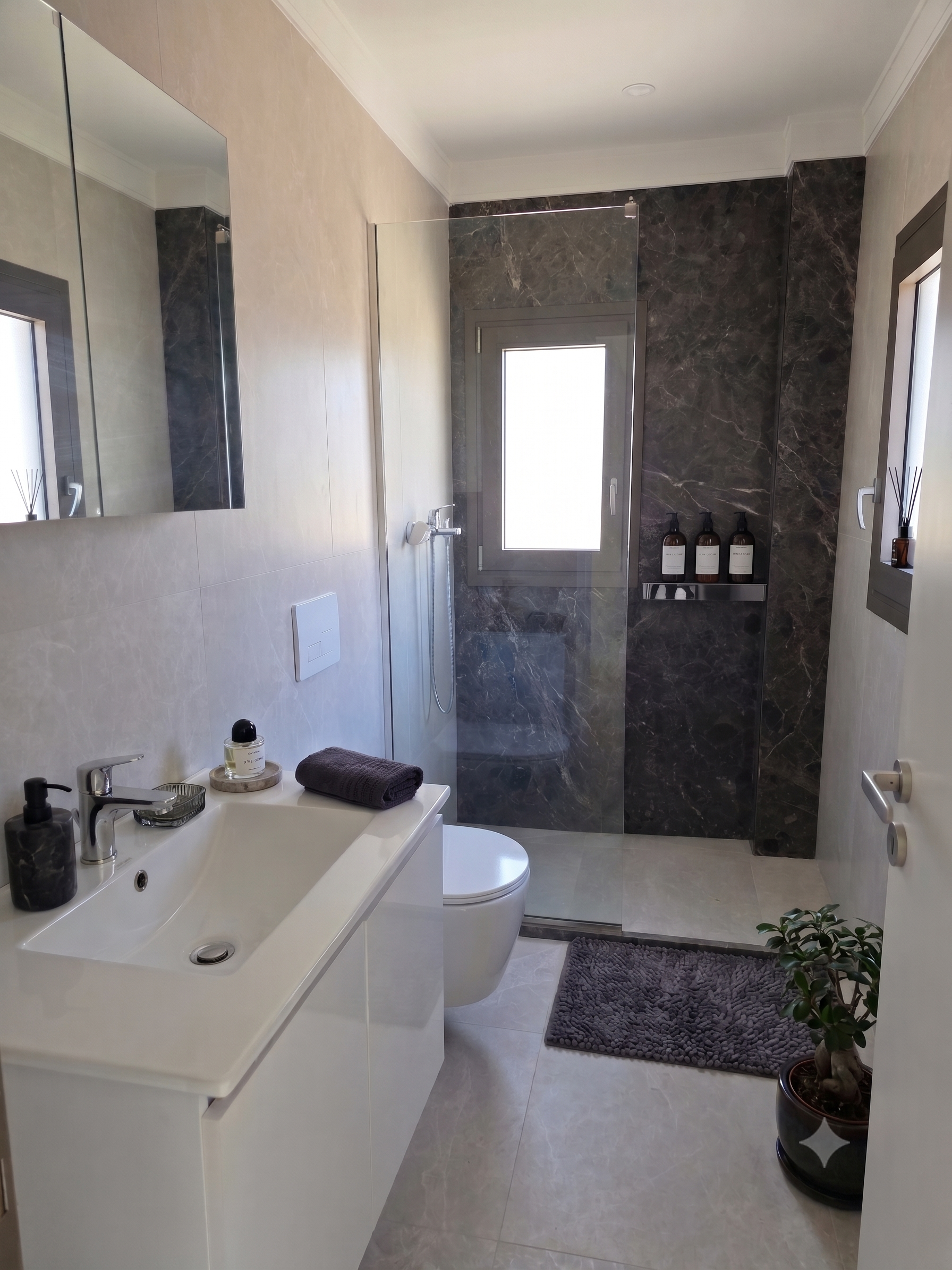 decorated bathroom